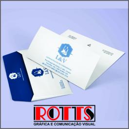 ENVELOPE OFÍCIO Papel Offset 90g/m² Aberto: 27,2x27 cm  Fechado: 11,4x23 cm 4x0 Sem Revestimento Corte e Vinco 