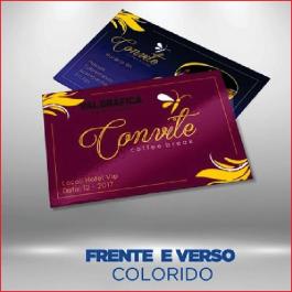 POSTAIS 300g/m² 14,7x19,6 cm 4X4 Verniz Total Brilho Frente Corte Reto 